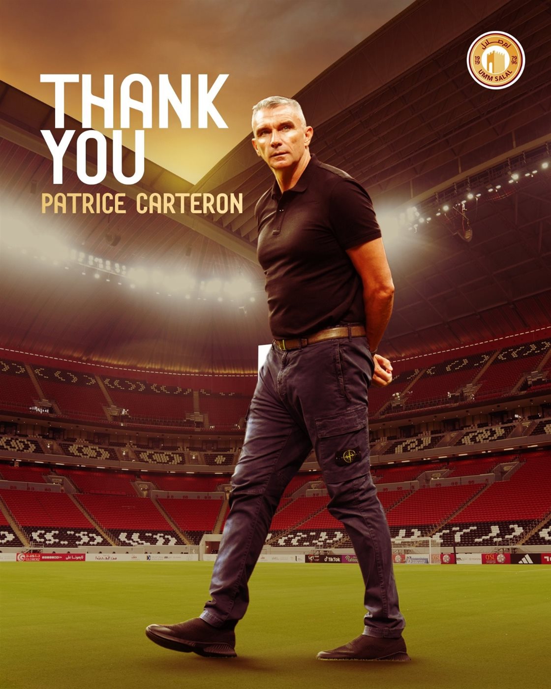 رسميا.. أم صلال القطري يعلن رحيل المدرب الفرنسي كارتيرون