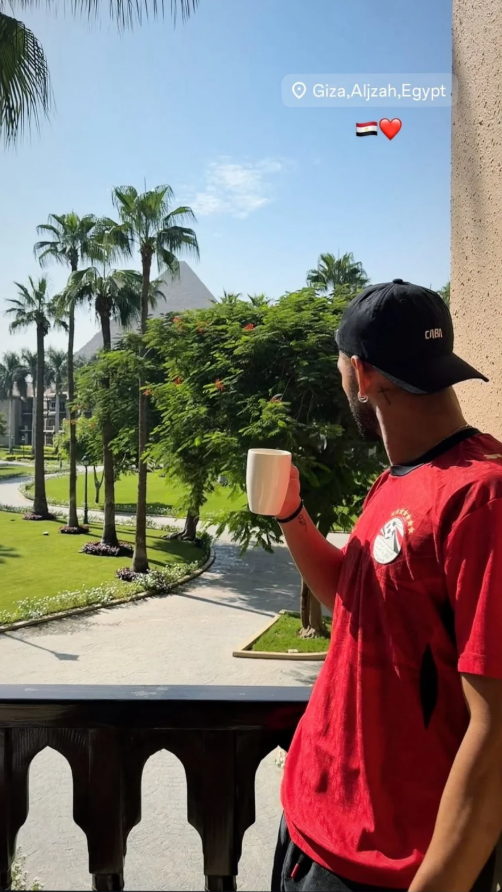 صورة ماتيوس كونيا بقميص منتخب مصر أمام الأهرامات تشغل الجماهير