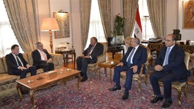 وزير الخارجية يستقبل وفدًا من البرلمان الأوروبي