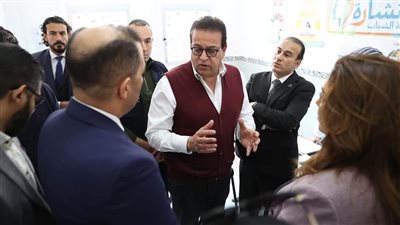وزير الصحة يتفقد المركز الطبي العام بمدينة دمياط الجديدة ويشدد على انتظام عمل العيادات المسائية