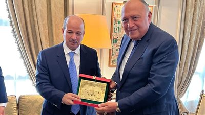 وزير الخارجية يستقبل رئيس مجلس المستشارين المغربي