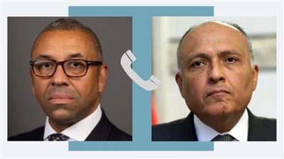 وزير الخارجية يتلقى اتصالًا هاتفيًا من نظيره البريطاني جيمس كليفرلي