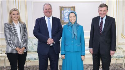 مريم رجوي تعقد مباحثات مع عضوي مجلس العموم البريطاني 