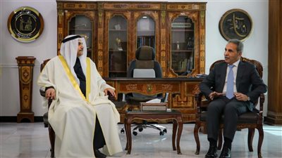 رئيس مجلس القضاء الأعلى العراقي يستقبل رئيس البرلمان العربي