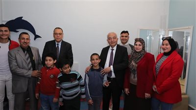 وزير التربية والتعليم ومحافظ الشرقية يتفقدان مركز تأهيل ذوى الاحتياجات الخاصة بمدينة العاشر من رمضان