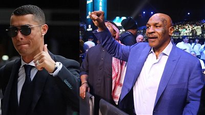 فيديو يكشف كريستيانو رونالدو ومايك تايسون في نزال يثير الأنظار بالدرعية