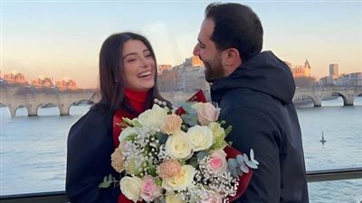 بفستان بالون الأزرق السماوي.. ماريتا الحلانى تشارك صور خطوبتها وتتصدر السوشيال ميديا