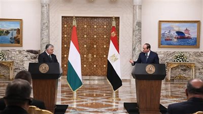 الرئيس السيسي يستقبل فيكتور أوربان رئيس وزراء المجر 