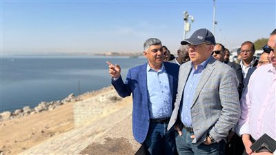 وزير الري يتفقد منشآت السد العالى ومحطه كهرباء السد العالى 