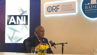 وزير الخارجية المصري يجري لقاءً إذاعيًا حول عمل المناخ الدولي في إطار حوار 