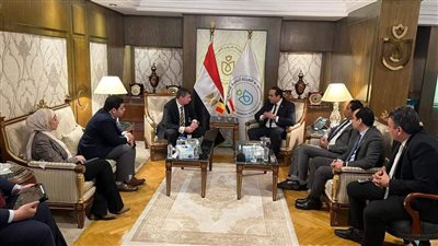 رئيس هيئة الرعاية الصحية يبحث مع السفير البلجيكي تعزيز التعاون