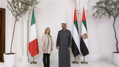 الإمارات.. محمد بن زايد يلتقي رئيسة وزراء إيطاليا