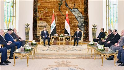 الرئيس السيسي يستقبل رئيس وزراء العراق لمناقشة التعاون الثنائي بين القاهرة وبغداد