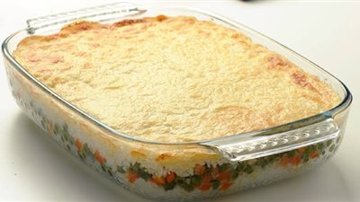 وصفات اكلات جديدة وسهلة.. الارز بالبشاميل والخضار