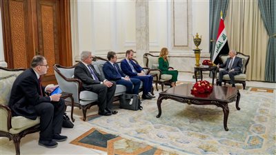 الرئيس العراقي يلتقي وفد البرلمان الأوروبي