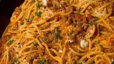 وصفات مكرونة .. باللحم المفروم والتتبيلة الحارة تمتعى باشهى أكلة 