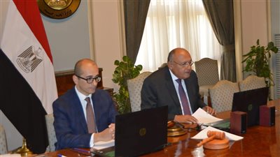 وزير الخارجية يترأس اجتماعًَا افتراضيًا لهيئة مكتب مؤتمر COP27 