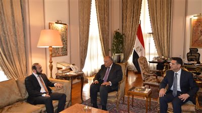 وزير الخارجية يستقبل وزير خارجية أرمينيا