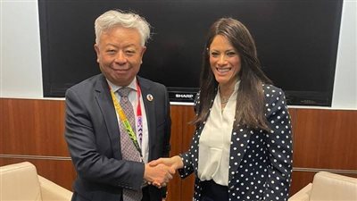 وزيرة التعاون الدولي تلتقي رئيس البنك الآسيوي للاستثمار في البنية التحتية 