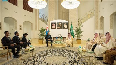 وزير الخارجية السعودي يعقد مباحثات مع رئيس وزراء توفالو