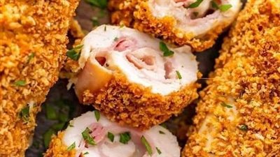 وصفات طبخ سهلة.. كوردن بلو سريع لكل إمراة عاملة 