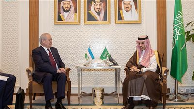  وزير الخارجية السعودي يستقبل مبعوث الرئيس الأوزبكي للشؤون الخارجية