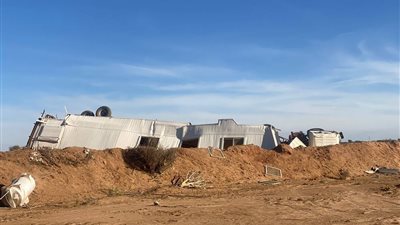 صور توثق الأضرار الناجمة عن اعصار الطائف