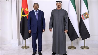 الشيخ محمد بن زايد يلتقي الرئيس الأنغولي