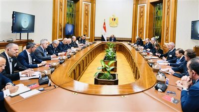 الرئيس السيسي يستقبل وفد إيطالي رفيع المستوى برئاسة نائب رئيس الوزراء