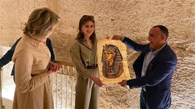 بالصور.. ملكة بلجيكا تزور عدد من المعالم الأثرية بمحافظة الأقصر