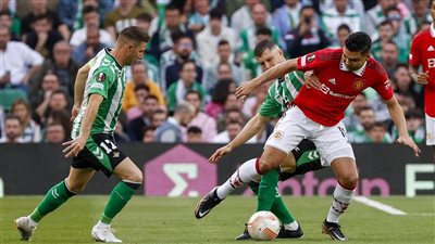 شوط أول سلبي بين مانشستر يونايتد وريال بيتيس بالدوري الأوروبي