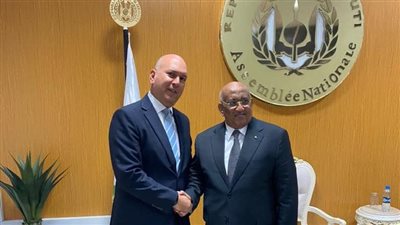 سفير مصر في جيبوتي يلتقي مع رئيس البرلمان الجيبوتي 