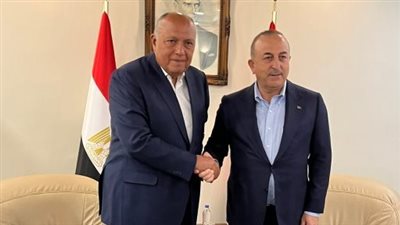 سامح شكري يستقبل نظيره التركي لإجراء مباحثات مشتركة