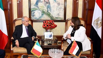 وزيرة الهجرة تستقبل وزير الداخلية الإيطالي لبحث تعزيز التعاون المشترك