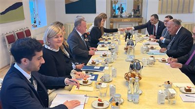 وزير خارجية الدنمارك يستقبل سامح شكري في كوبنهاجن 