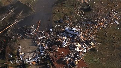  مصرع 23 شخصا جراء إعصار يجتاح ولاية ميسيسيبي الأمريكية