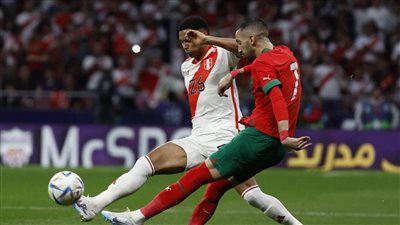 حالتا طرد.. منتخب المغرب يتعادل سلبيًا مع بيرو في إسبانيا