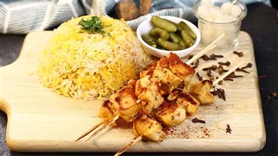 فطور رمضان سهل بوجبة شيش طاووق وأرز مبهر.. المقادير وخطوات التحضير