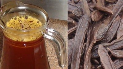 طريقة عمل الخروب فاطمة أبو حاتي.. مشروب القيمة الغذائية المتكاملة 