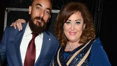 نهال عنبر ونجلها الفنان حسام الحسينى ضحايا رامز جلال في 