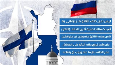 رسائل روسية بعد انضمام فنلندا لحلف الناتو (إنفوجراف)