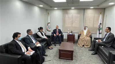 رئيس البرلمان العربي يستقبل الأمين العام للشبكة العربية للتواصل والعلاقات العامة