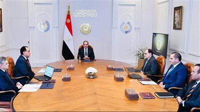 الرئيس السيسي يطمئن على سير حركة الملاحة بقناة السويس