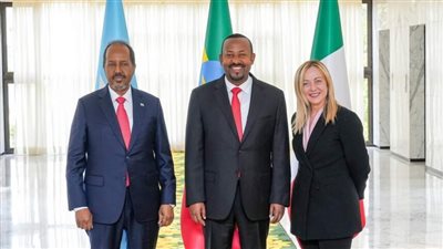 انعقاد قمة ثلاثية لدول الصومال وإيطاليا وإثيوبيا