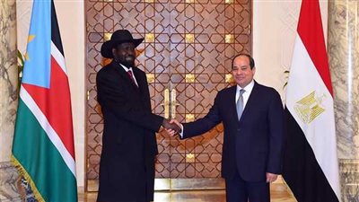 الرئيس المصري يتلقى اتصالًا هاتفيًا من نظيره الجنوب سوداني