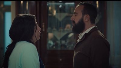 مسلسل حرب الحلقه 5.. حوار بين الشيخ عثمان وبين شقيقته عفاف (كواليس تنشر لأول مرة)