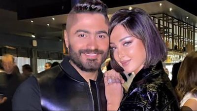 طلاق تامر حسني وبسمة بوسيل