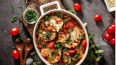 طريقة عمل مسقعة دايت للشيف سالي فؤاد وعدد سعراتها الحرارية 