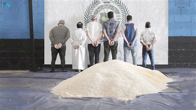 السعودية.. إحباط محاولة تهريب أكثر من 5 ملايين قرص من مادة الإمفيتامين المخدر