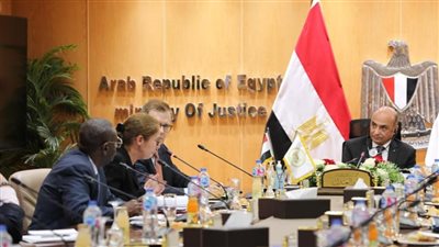 وزير العدل يستقبل نائب رئيس مجموعة البنك الدولي